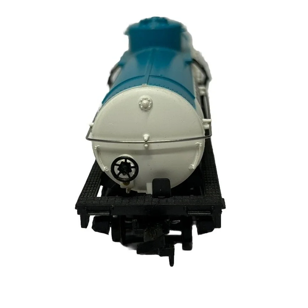 TYCO HO Scale Wesson Pure Vegetable Oil Tank Car GA 9876‎ Blue Green With Box